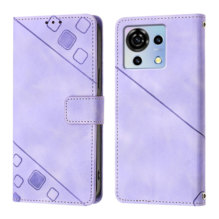 For ZTE Blade V50 Vita Skin Feel Embossed Leather Phone Case