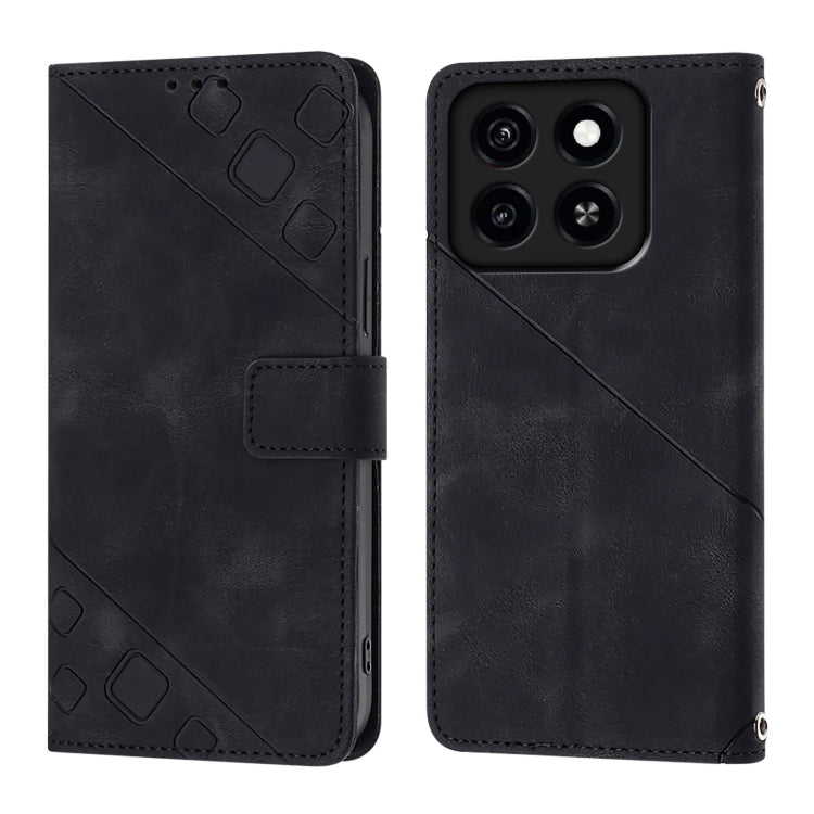 For ZTE Blade A35 / A55 Skin Feel Embossed Leather Phone Case
