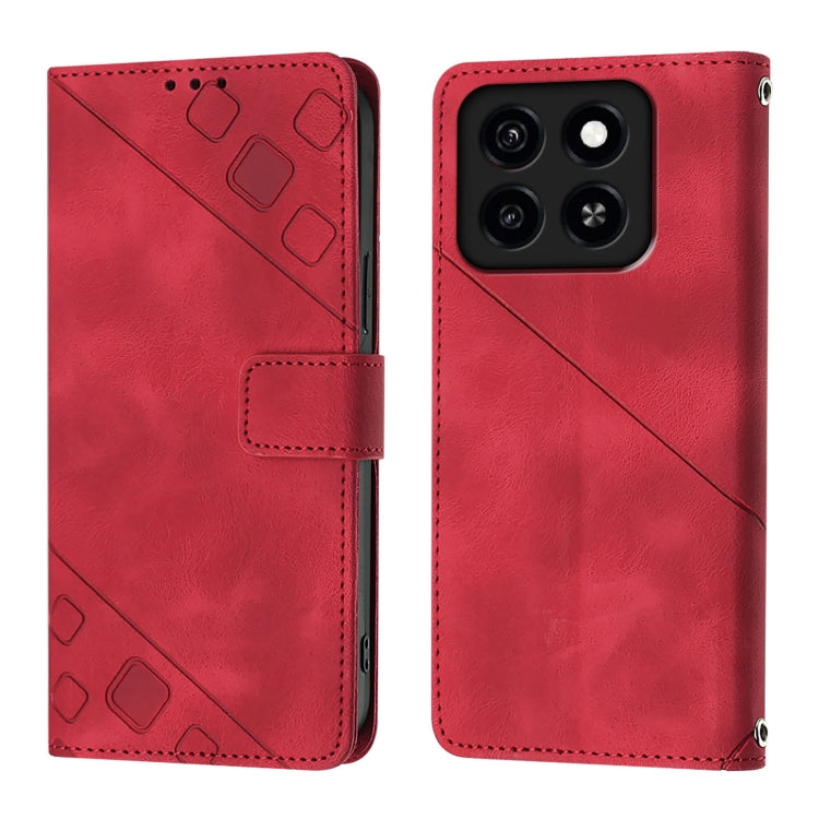 For ZTE Blade A35 / A55 Skin Feel Embossed Leather Phone Case
