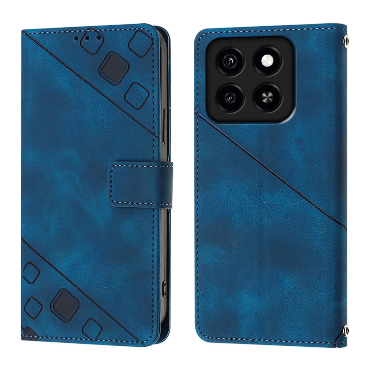 For ZTE Blade A35 / A55 Skin Feel Embossed Leather Phone Case