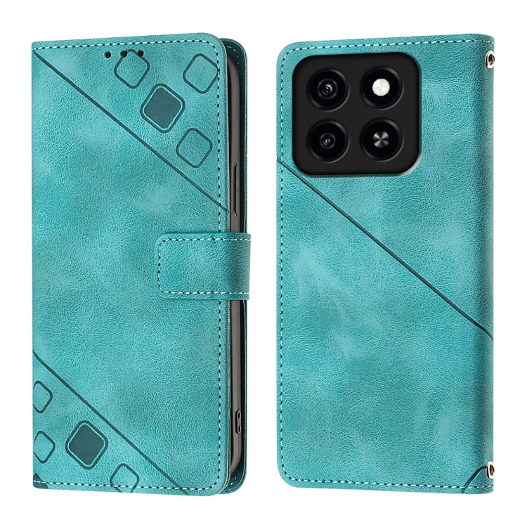 For ZTE Blade A35 / A55 Skin Feel Embossed Leather Phone Case