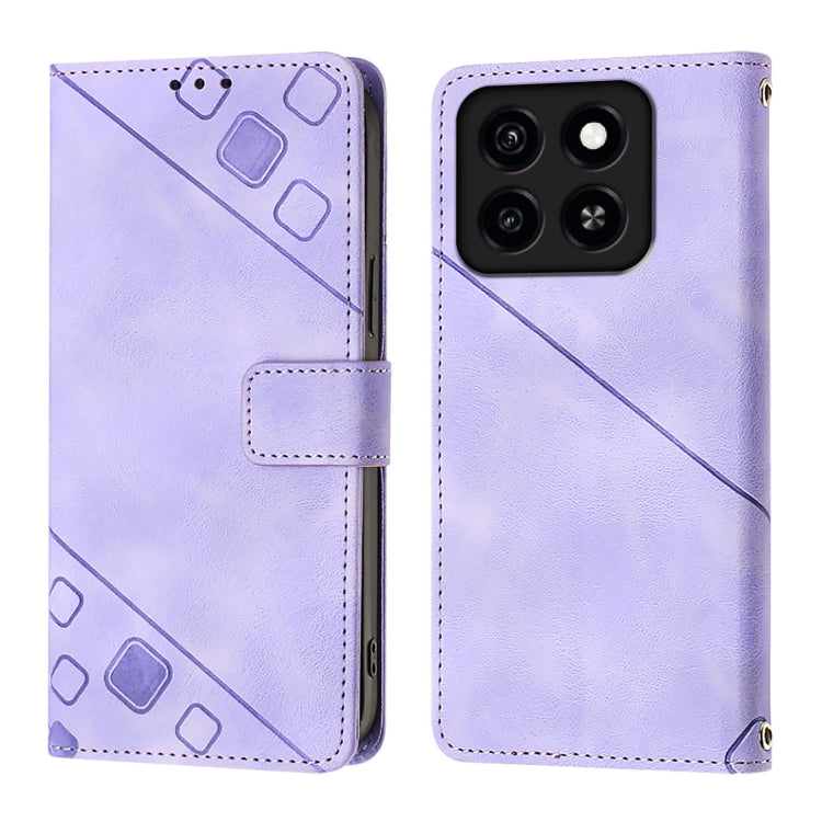For ZTE Blade A35 / A55 Skin Feel Embossed Leather Phone Case