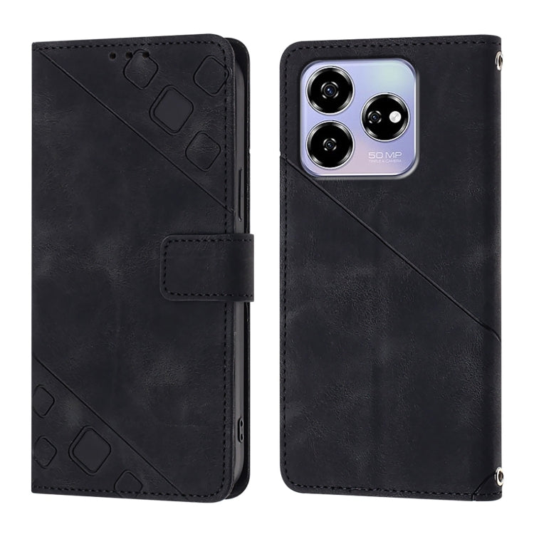 For ZTE Blade V60 / Axon 60 4G Skin Feel Embossed Leather Phone Case