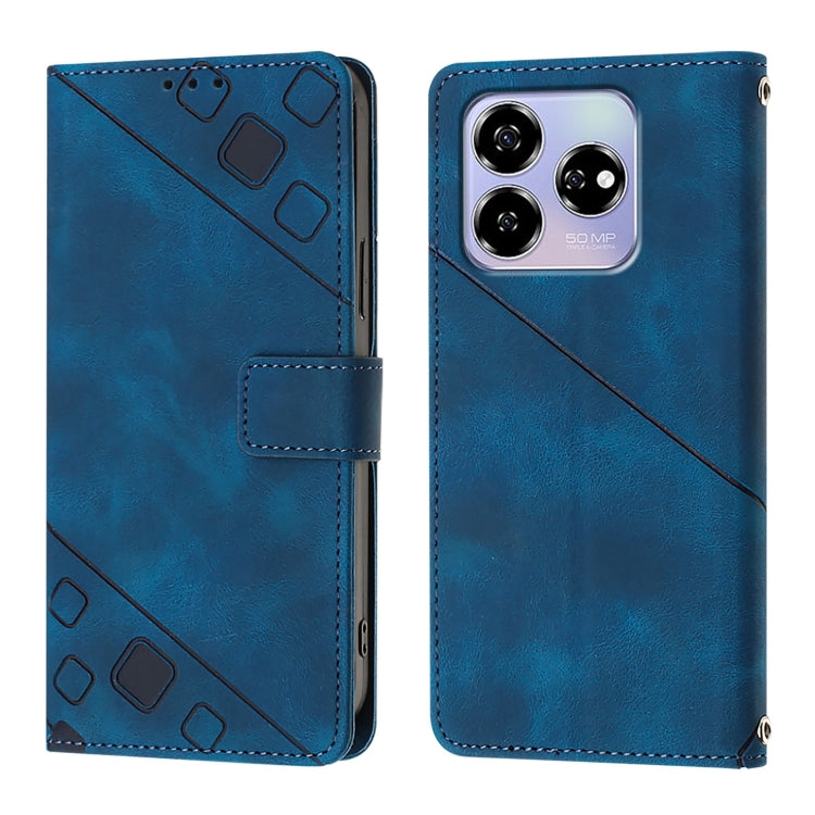 For ZTE Blade V60 / Axon 60 4G Skin Feel Embossed Leather Phone Case
