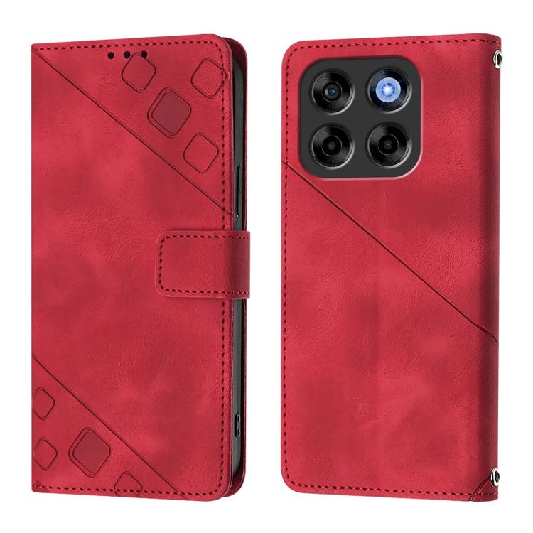 For ZTE Blade V70 Vita / nubia V70 Design Skin Feel Embossed Leather Phone Case
