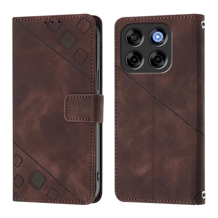 For ZTE Blade V70 Vita / nubia V70 Design Skin Feel Embossed Leather Phone Case