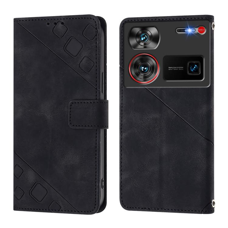 For ZTE nubia Z60 Ultra Skin Feel Embossed Leather Phone Case