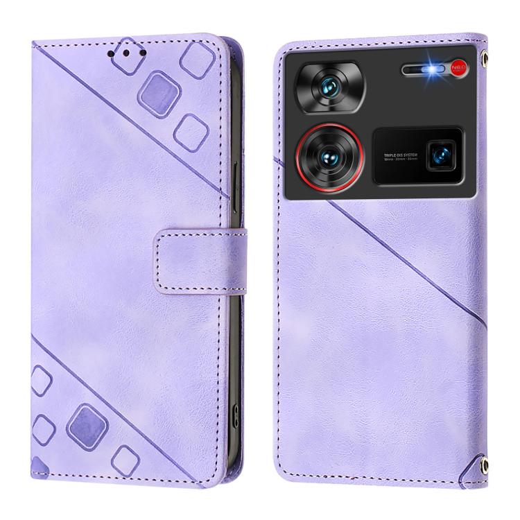 For ZTE nubia Z60 Ultra Skin Feel Embossed Leather Phone Case