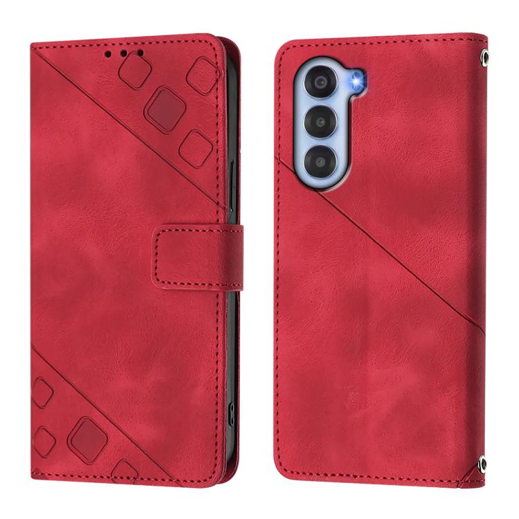 For ZTE nubia S 5G A403ZT Skin Feel Embossed Leather Phone Case