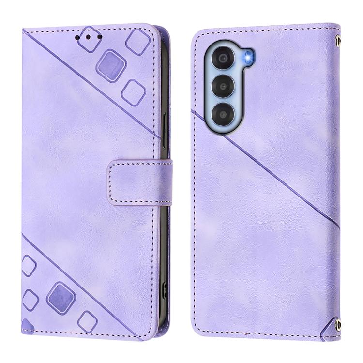 For ZTE nubia S 5G A403ZT Skin Feel Embossed Leather Phone Case