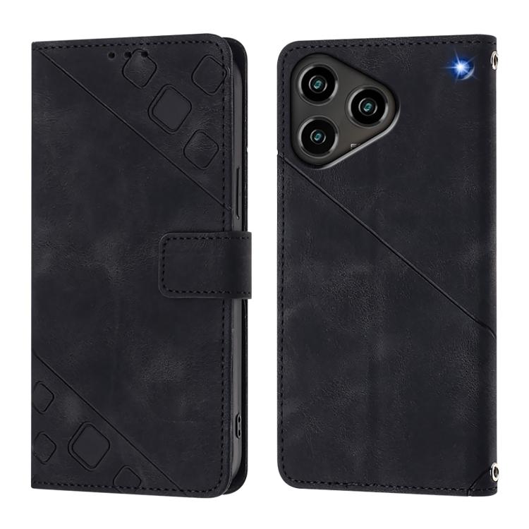 For ZTE Blade A76 4G Skin Feel Embossed Leather Phone Case