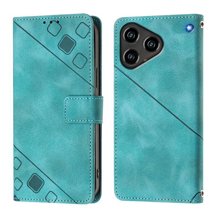For ZTE Blade A76 4G Skin Feel Embossed Leather Phone Case