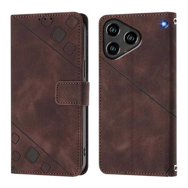 For ZTE Blade A76 4G Skin Feel Embossed Leather Phone Case