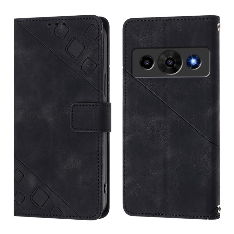 For ZTE Nubia P7 Pro 5G / Optus X Value 5G Skin Feel Embossed Leather Phone Case