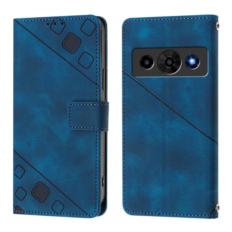 For ZTE Nubia P7 Pro 5G / Optus X Value 5G Skin Feel Embossed Leather Phone Case