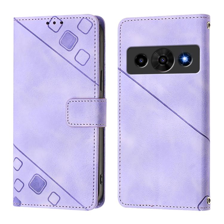 For ZTE Nubia P7 Pro 5G / Optus X Value 5G Skin Feel Embossed Leather Phone Case