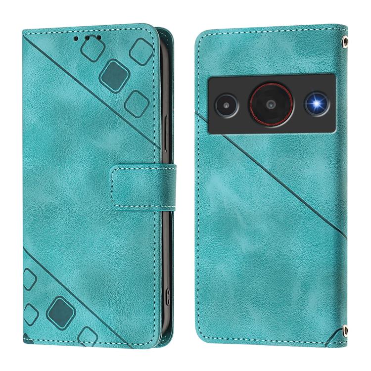 For ZTE Blade A75 Pro 5G / T-Elite 5G Skin Feel Embossed Leather Phone Case