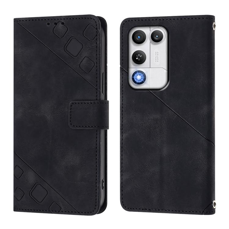 For ZTE nubia RedMagic 11 Air Skin Feel Embossed Leather Phone Case