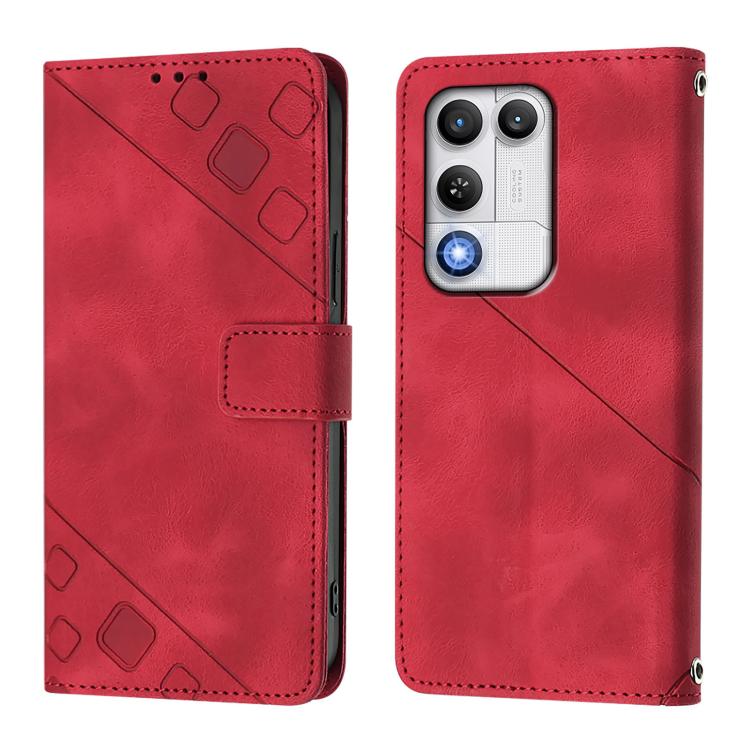 For ZTE nubia RedMagic 11 Air Skin Feel Embossed Leather Phone Case