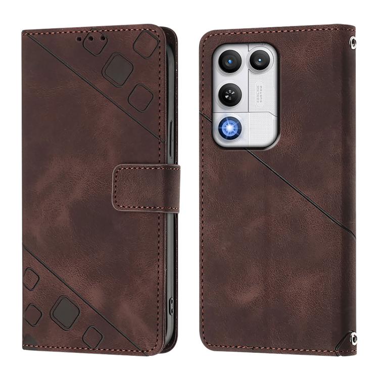 For ZTE nubia RedMagic 11 Air Skin Feel Embossed Leather Phone Case