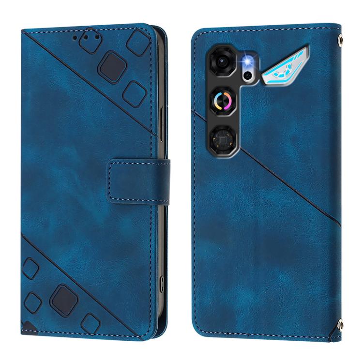 For ZTE nubia Neo 5 GT 5G Skin Feel Embossed Leather Phone Case