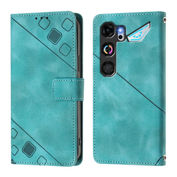 For ZTE nubia Neo 5 GT 5G Skin Feel Embossed Leather Phone Case