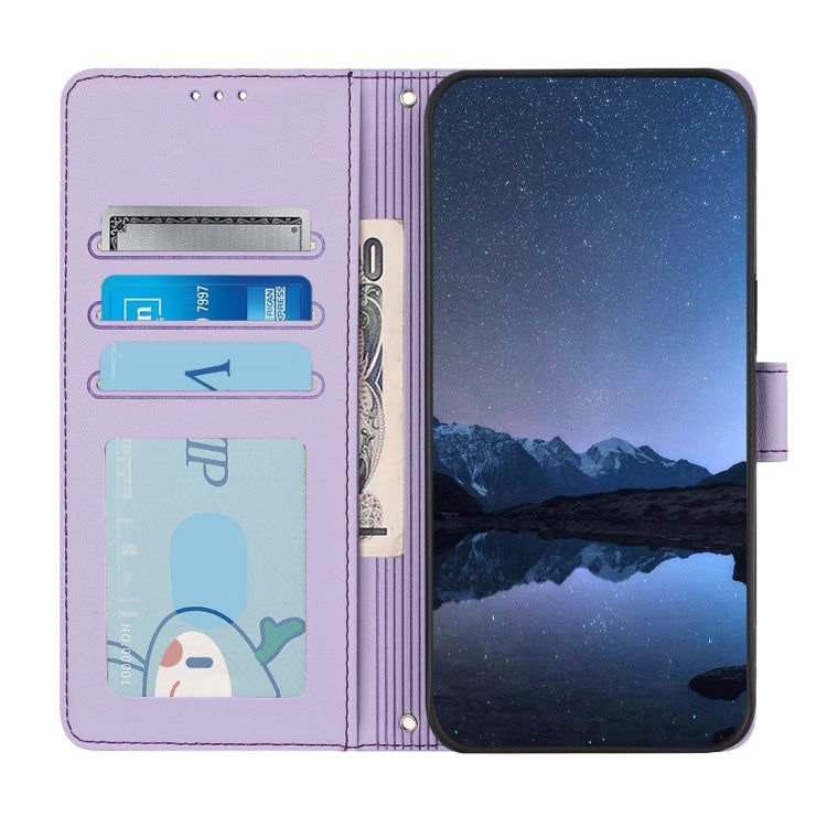For Xiaomi Redmi Note 12 Pro Speed Cat Rat Embossed Pattern RFID PU Phone Case with Wrist Strap