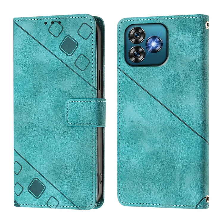 For Oukitel C53 Skin Feel Embossed Leather Phone Case
