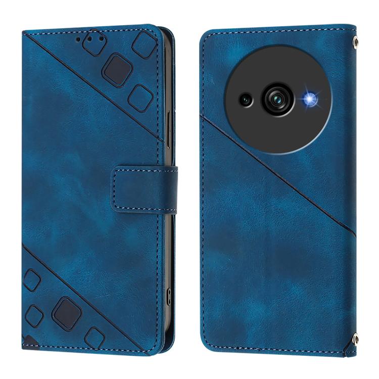 For Oukitel C59 / C59 Pro Skin Feel Embossed Leather Phone Case