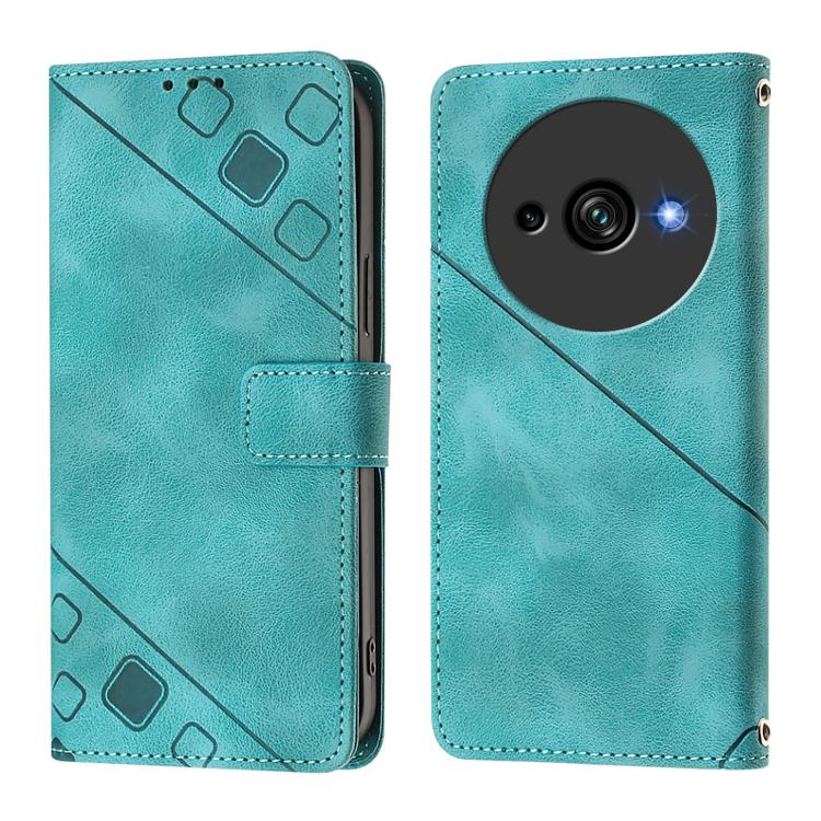 For Oukitel C59 / C59 Pro Skin Feel Embossed Leather Phone Case