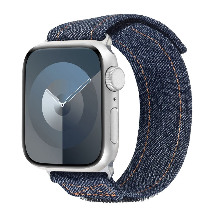 For Apple Watch SE 40mm Cowboy Nylon Hook and Loop Fastener Watch Band