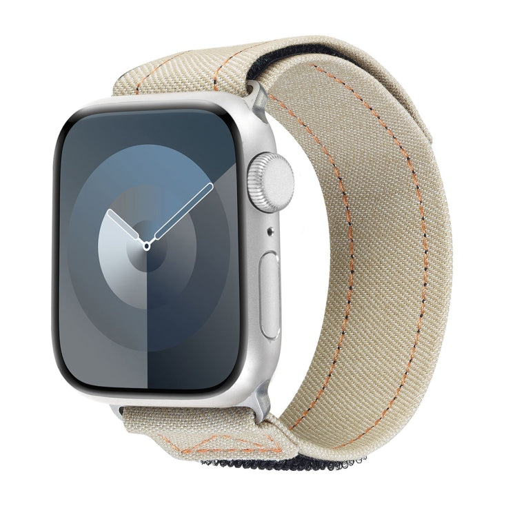 For Apple Watch SE 40mm Cowboy Nylon Hook and Loop Fastener Watch Band