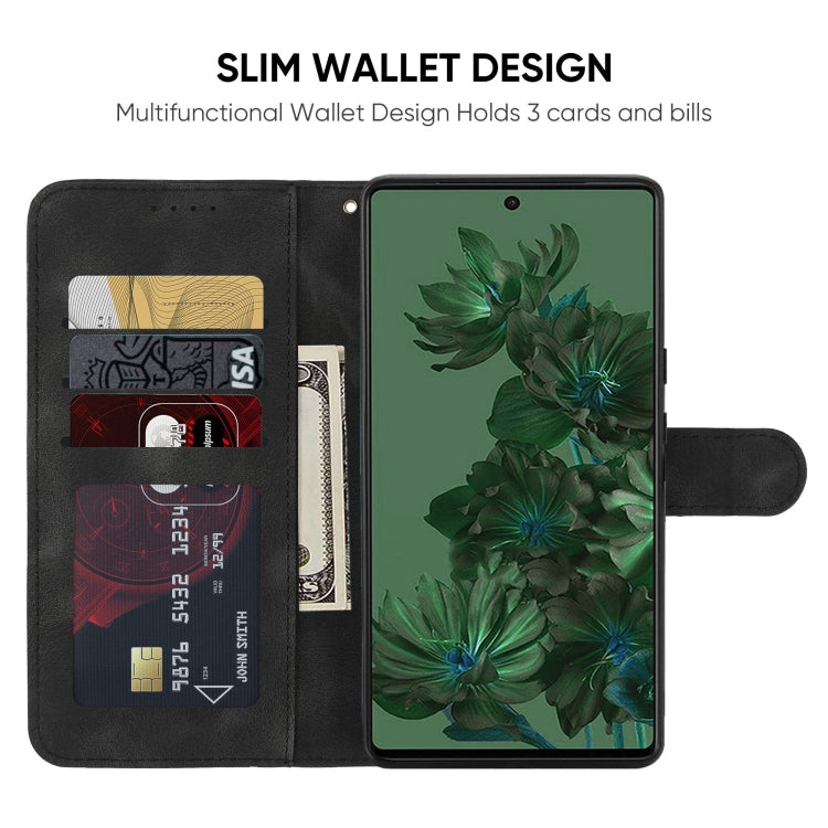 For Google Pixel 7a Skin Feel Geometric Lines Leather Phone Case