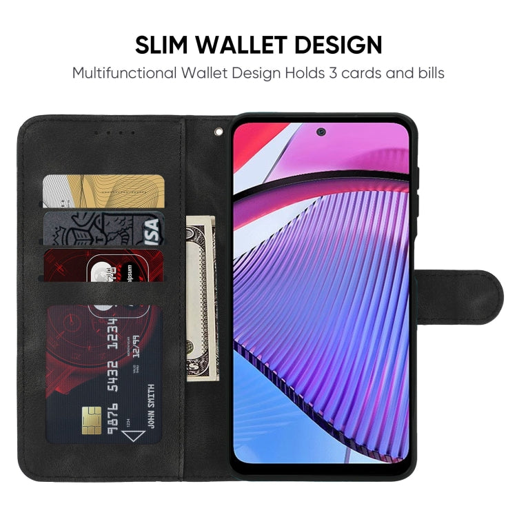 For Motorola Moto G Power 2023 Skin Feel Geometric Lines Leather Phone Case