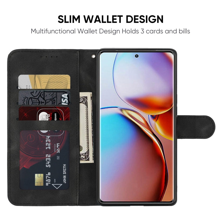 For Motorola Edge+ 2023 Skin Feel Geometric Lines Leather Phone Case