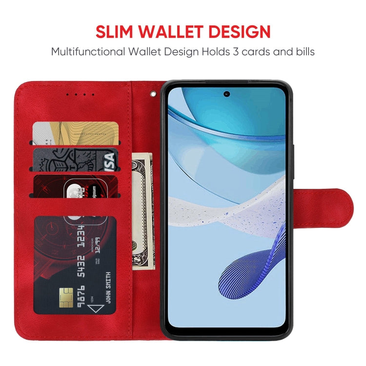 For Motorola Moto G 5G 2023 Skin Feel Geometric Lines Leather Phone Case
