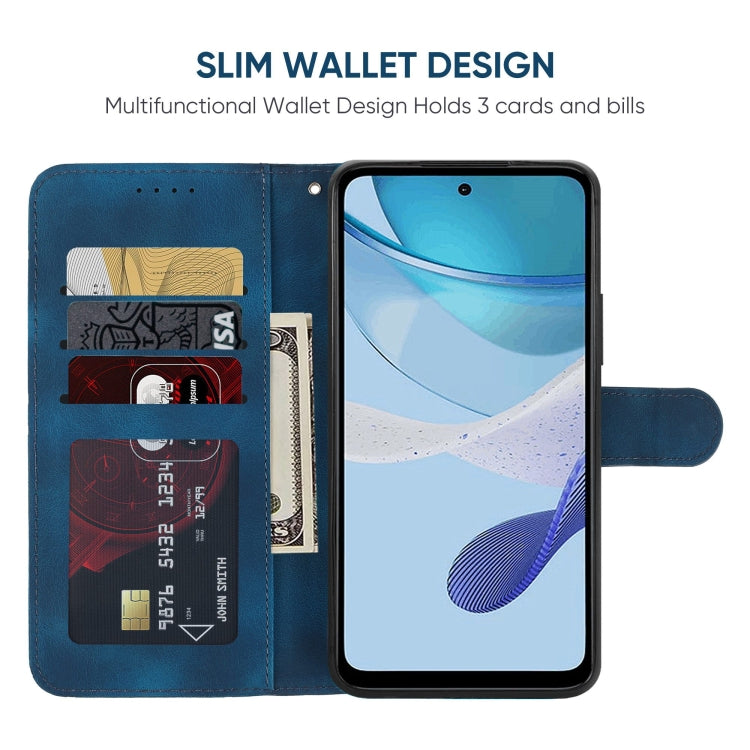 For Motorola Moto G 5G 2023 Skin Feel Geometric Lines Leather Phone Case