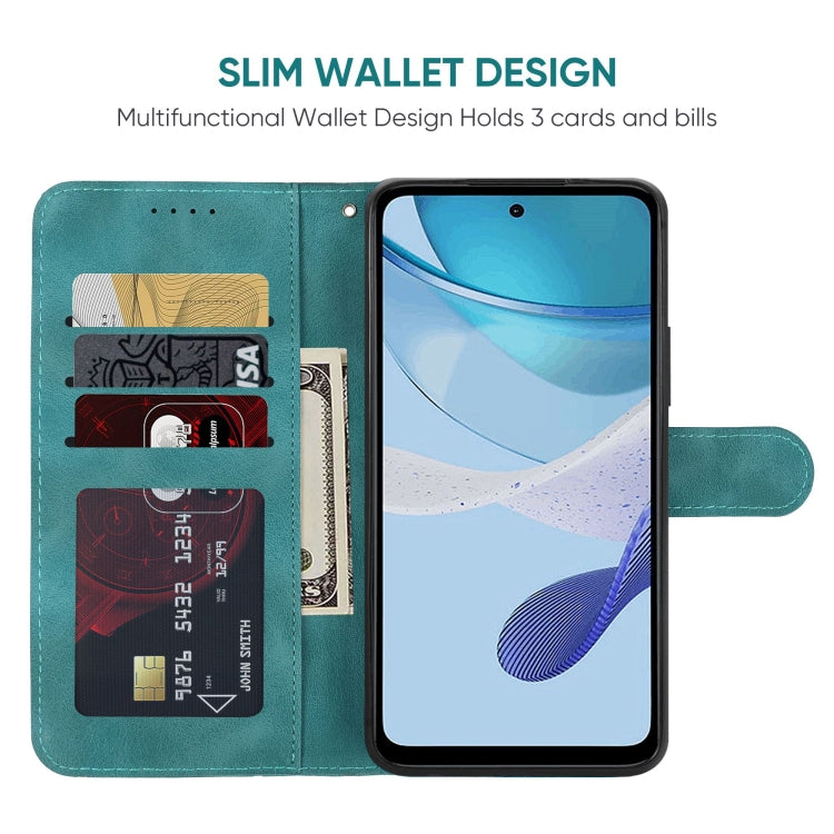 For Motorola Moto G 5G 2023 Skin Feel Geometric Lines Leather Phone Case