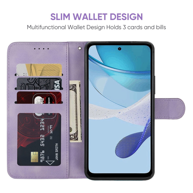 For Motorola Moto G 5G 2023 Skin Feel Geometric Lines Leather Phone Case