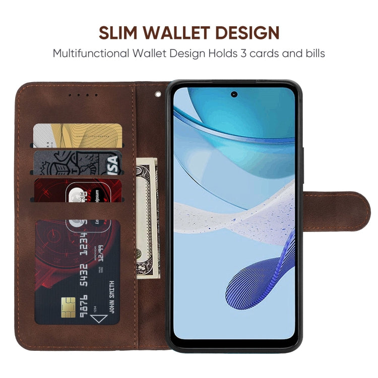 For Motorola Moto G 5G 2023 Skin Feel Geometric Lines Leather Phone Case