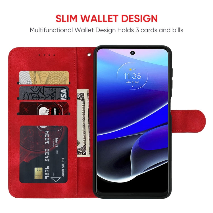 For Motorola Moto G Stylus 5G 2022 Skin Feel Geometric Lines Leather Phone Case