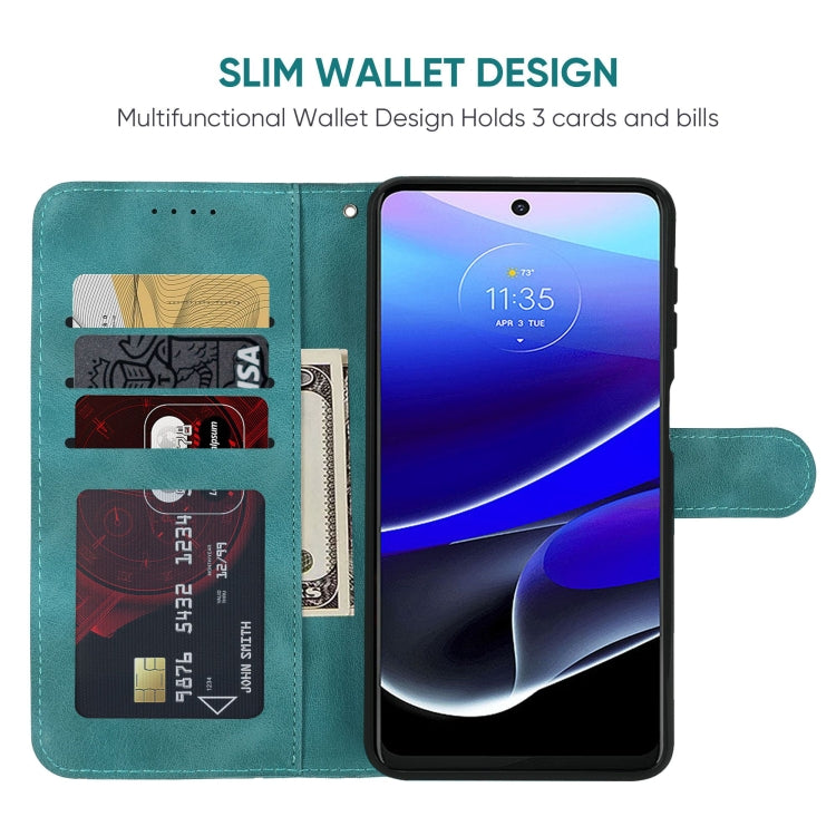 For Motorola Moto G Stylus 5G 2022 Skin Feel Geometric Lines Leather Phone Case