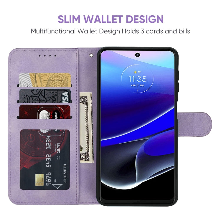 For Motorola Moto G Stylus 5G 2022 Skin Feel Geometric Lines Leather Phone Case