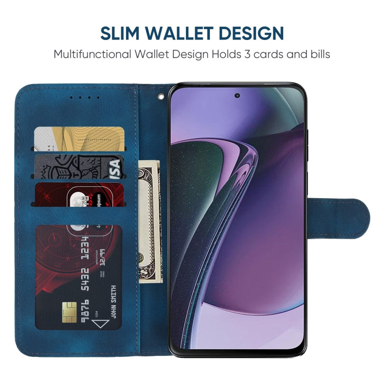 For Motorola Moto G Stylus 5G 2023 Skin Feel Geometric Lines Leather Phone Case