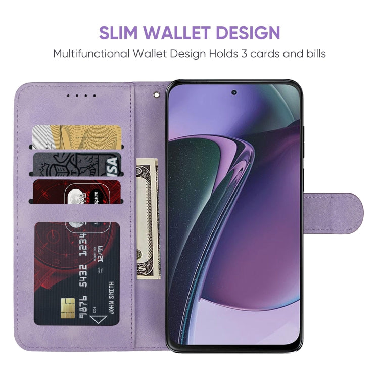 For Motorola Moto G Stylus 5G 2023 Skin Feel Geometric Lines Leather Phone Case