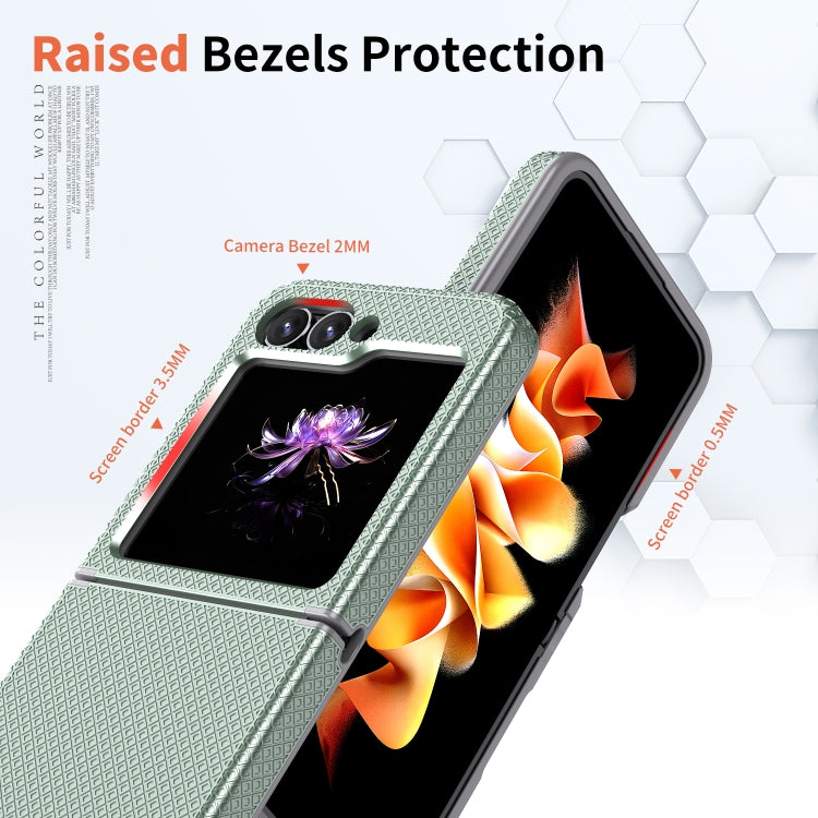 For Samsung Galaxy Z Flip6 / Flip7 FE Checkered Pattern TPU+PC Shockproof Phone Case