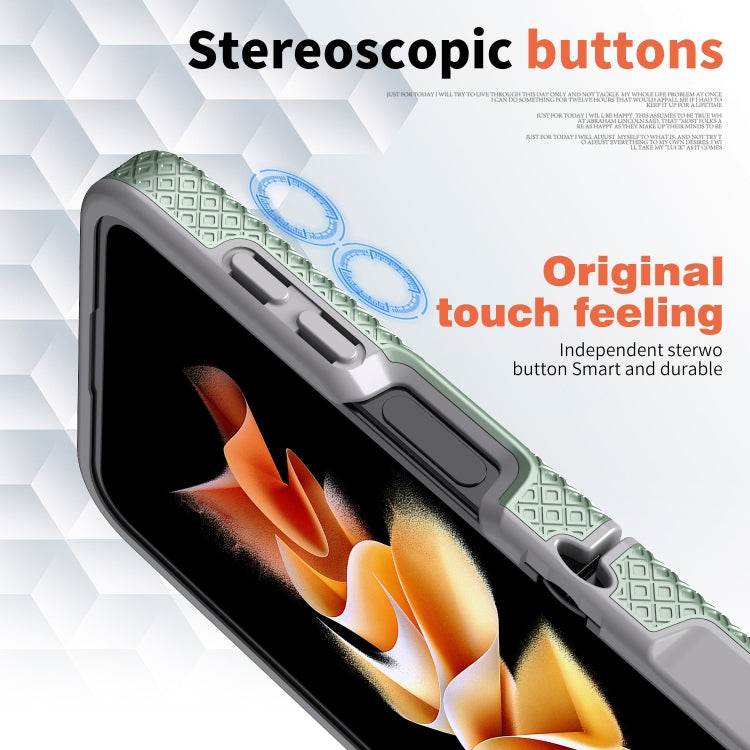 For Samsung Galaxy Z Flip6 / Flip7 FE Checkered Pattern TPU+PC Shockproof Phone Case