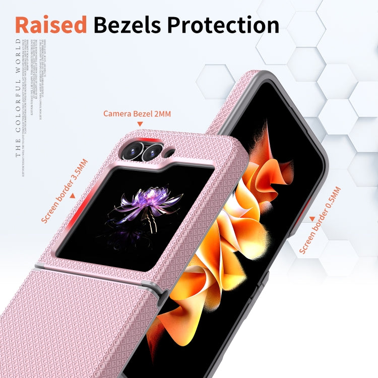 For Samsung Galaxy Z Flip6 / Flip7 FE Checkered Pattern TPU+PC Shockproof Phone Case