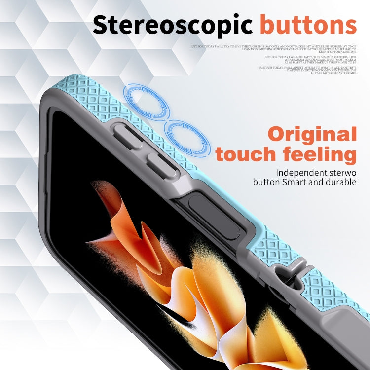For Samsung Galaxy Z Flip6 / Flip7 FE Checkered Pattern TPU+PC Shockproof Phone Case
