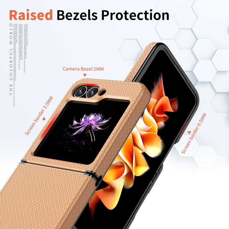 For Samsung Galaxy Z Flip6 / Flip7 FE Checkered Pattern TPU+PC Shockproof Phone Case